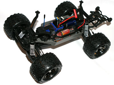 Traxxas 4x4 Stampede VXL - Chassis Shot