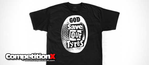 P1 Brand God Save Our Tyres T-Shirt