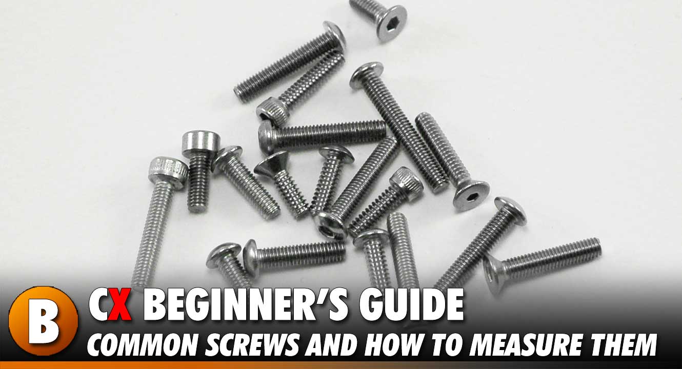 Common RC Screw Types and How to Measure Them