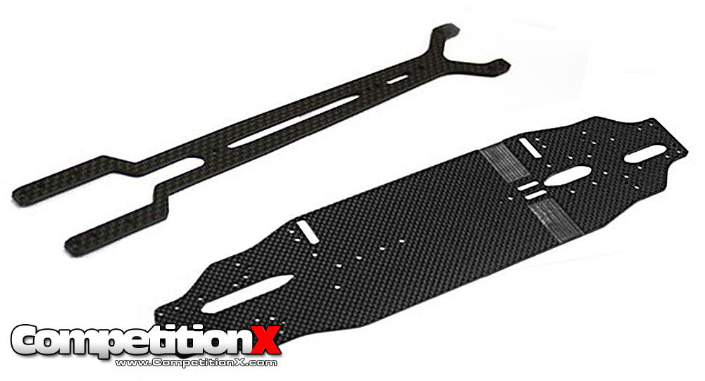 Team Saxo Carbon Fiber Chassis and Top Deck for HPI Pro5