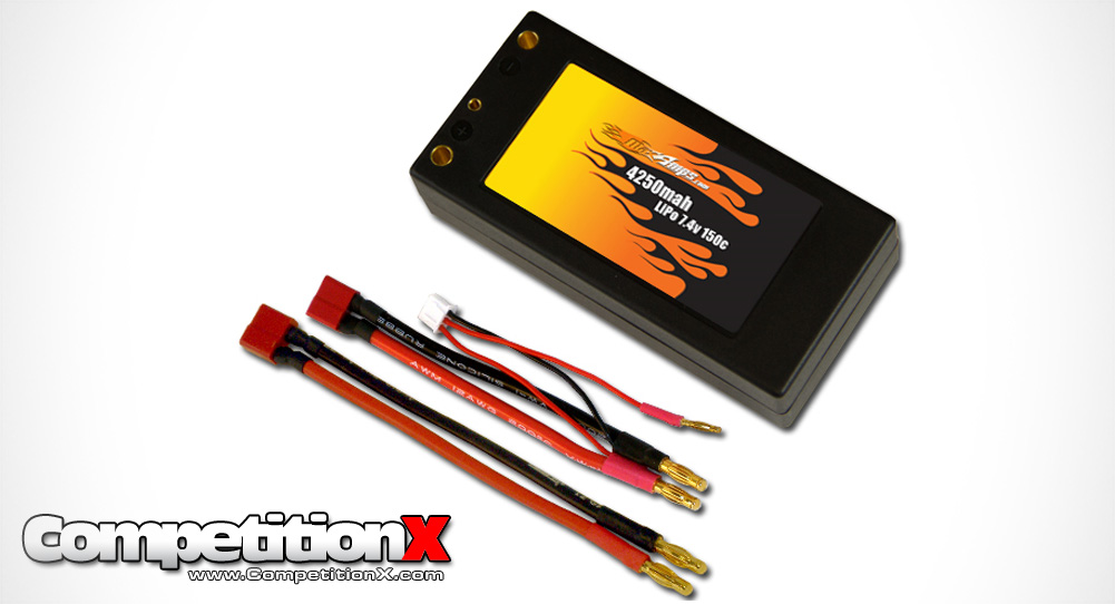 MaxAmps 4250mAh 2S 7.4v Shorty LiPo Battery