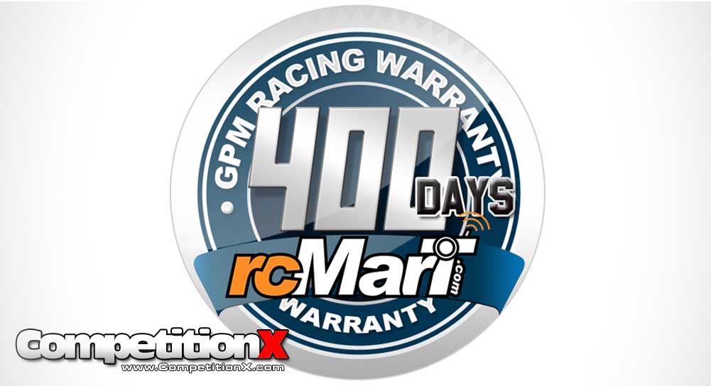 rcMarts Exclusive 400-Day Warranty on GPM Parts