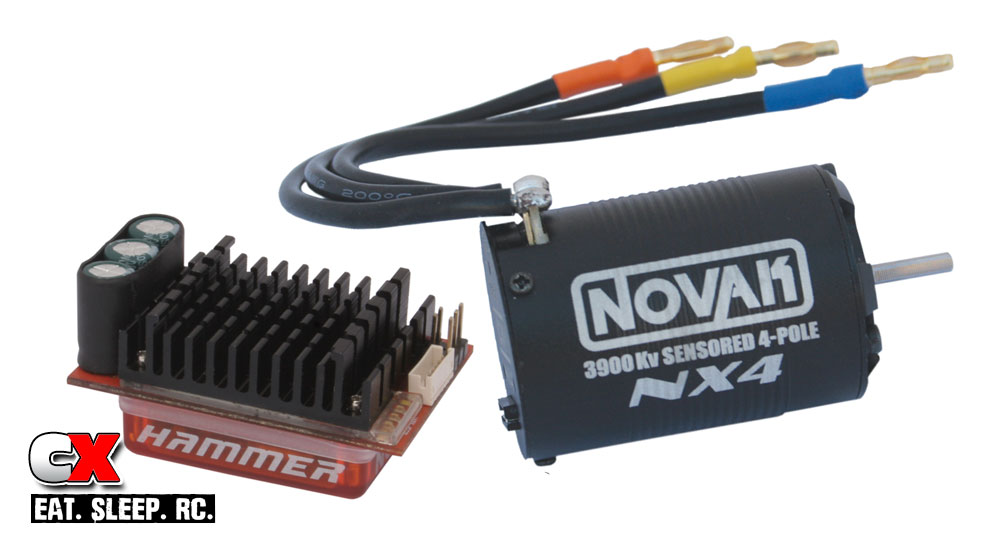 Novak Hammer / NX4 Sensored 1:10 Brushless Combo