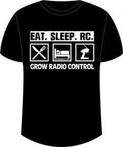 CompetitionX Eat Sleep RC T-Shirt - Black