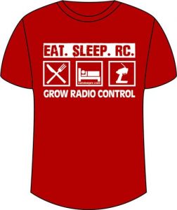 CompetitionX Eat Sleep RC T-Shirt - Red