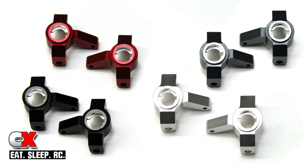 STRC CNC-Machined Aluminum Steering Knuckles for Axial's SCX10 II
