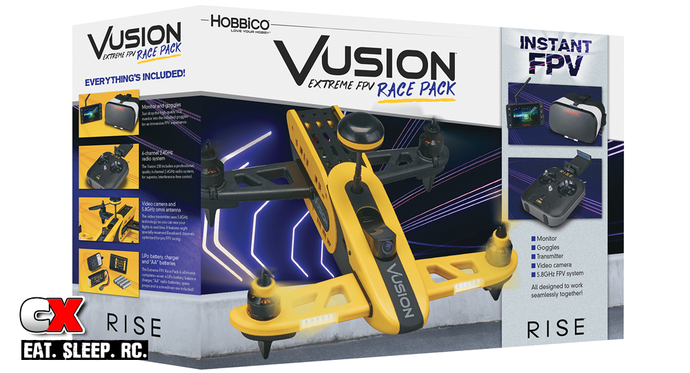 RISE Vusion 250 Extreme FPV Race Pack