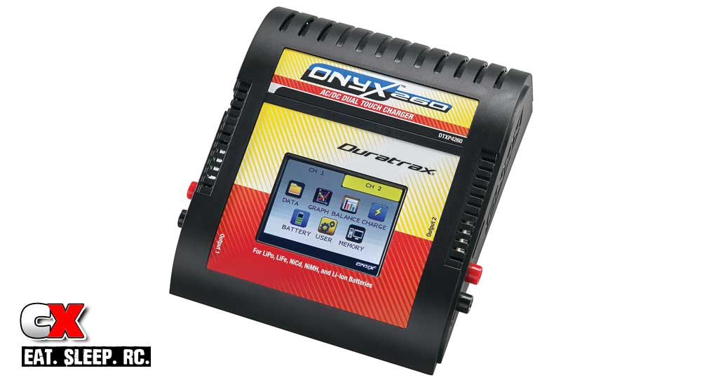 Duratrax Onyx 260 AC/DC Touch Screen Dual-Port Charger