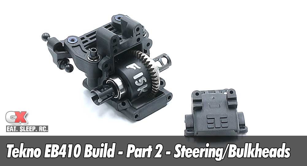 Tekno EB410 Build - Steering and Bulkheads