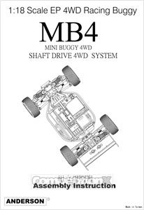 Anderson Racing MB4 4WD Buggy Manual