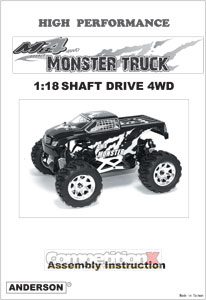 Anderson Racing MB4 Monster Truck Manual