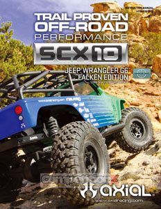Axial SCX10 Jeep Wrangler G6 Falken Edition Manual