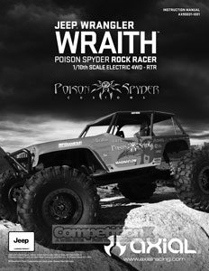 Axial Wraith Poison Spyder Jeep Wrangler Manual