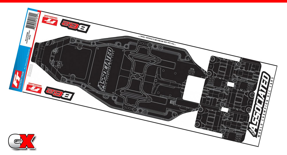 Team Associated Printed B6.2 FT Chassis Protective Sheet | CompetitionX