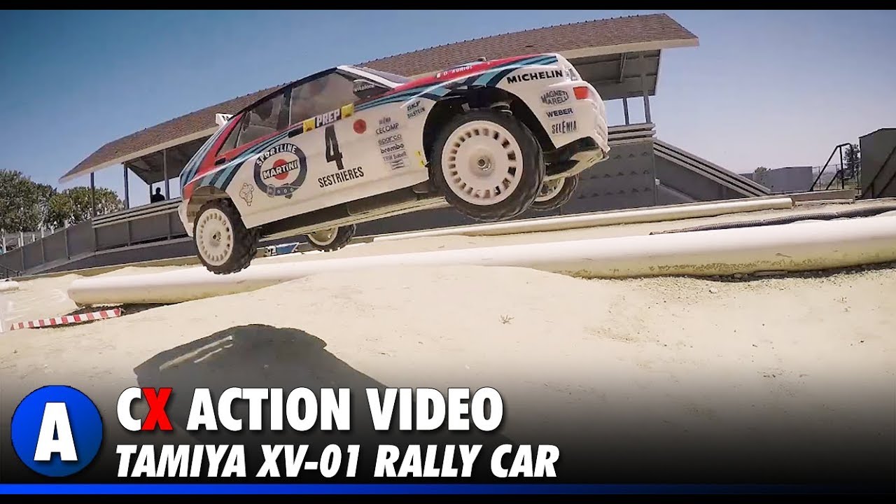 Video: Tamiya XV-01 Rally Car Track Day - Tamiya America Track | CompetitionX