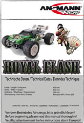 Ansmann Racing Royal Flash Brushless Manual