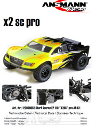 Ansmann Racing X2 SC Pro Manual