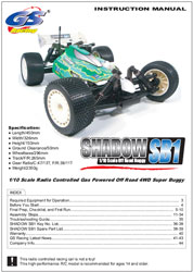 GS Racing Shadow SB1 Manual