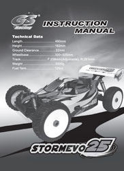 GS Racing Storm EVO 25 Manual
