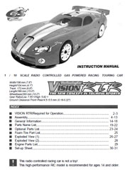 GS Racing Vision Manual