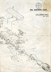 SG Racing Columbia MK2 Manual