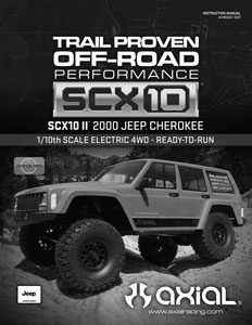 Axial SCX10 II Jeep Cherokee RTR Manual