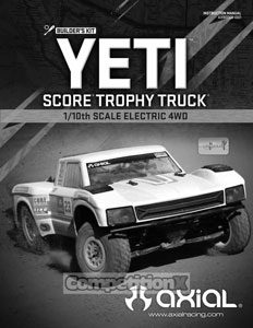 Axial Yeti SCORE Trophy Truck Kit Manual