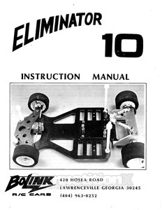 Bolink Eliminator 10 Manual