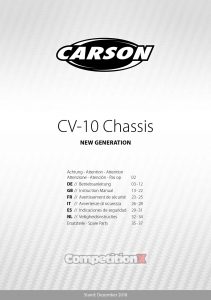 Carson Modelsport Secret Racer GP Manual