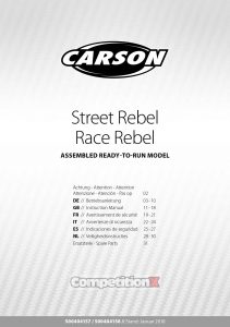 Carson Modelsport Race Rebel Manual