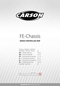 Carson Modelsport Secret Racer FE Manual