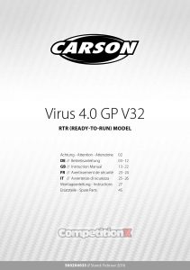 Carson Modelsport Virus 4.0 Pro V32 Manual