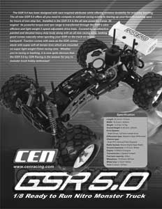 CEN Racing GSR 5.0 Manual
