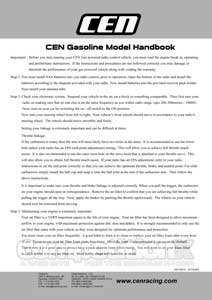 CEN Racing Matrix 5-B Manual
