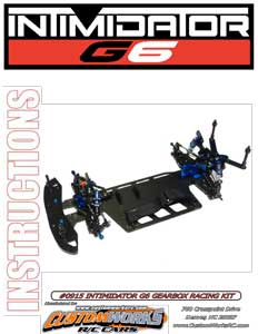 Custom Works Intimidator G6 Gearbox Manual