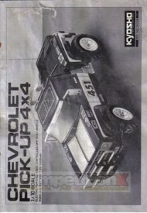 Kyosho Chevrolet Pickup 4x4 Manual