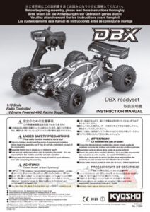 Kyosho DBX Manual