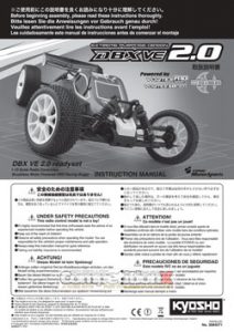Kyosho DBX VE 2.0 Manual