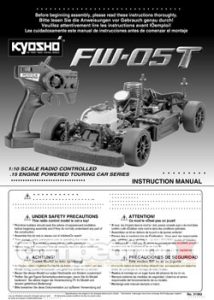 Kyosho FW-05T Series Manual