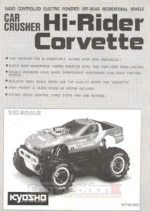 Kyosho Hi-Rider Corvette Car Crusher Manual