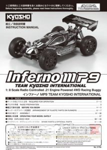 Kyosho Inferno MP9 TKi Manual