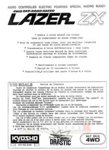 Kyosho Lazer ZX Manual