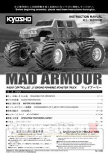 Kyosho Mad Armour Manual