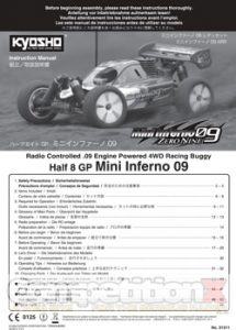 Kyosho Mini Inferno 09 Manual