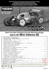 Kyosho Mini Inferno Half 8 GP Manual