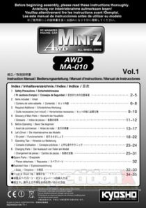Kyosho Mini-Z AWD MA-010 Manual