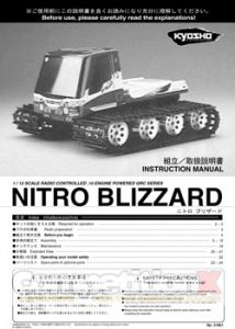 Kyosho Nitro Blizzard Manual