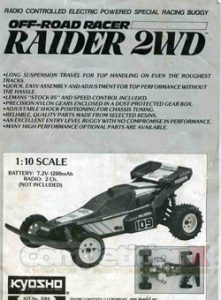 Kyosho Raider 2WD Manual