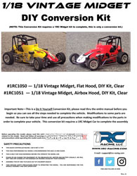 1RC Racing 1/18th Vintage Midget Conversion Manual