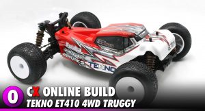 Tekno ET410 4WD 1:10 Truggy Build | CompetitionX